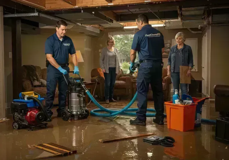 Basement Water Extraction and Removal Techniques process in Willow Oak, FL